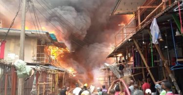 Fire razes storey building in Ilorin