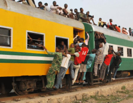 NRC warns Lagos commuters against sitting on train roof as it resumes service