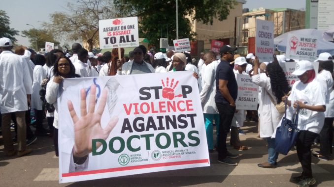 Violence: FCT doctors, health workers embark on protest walk