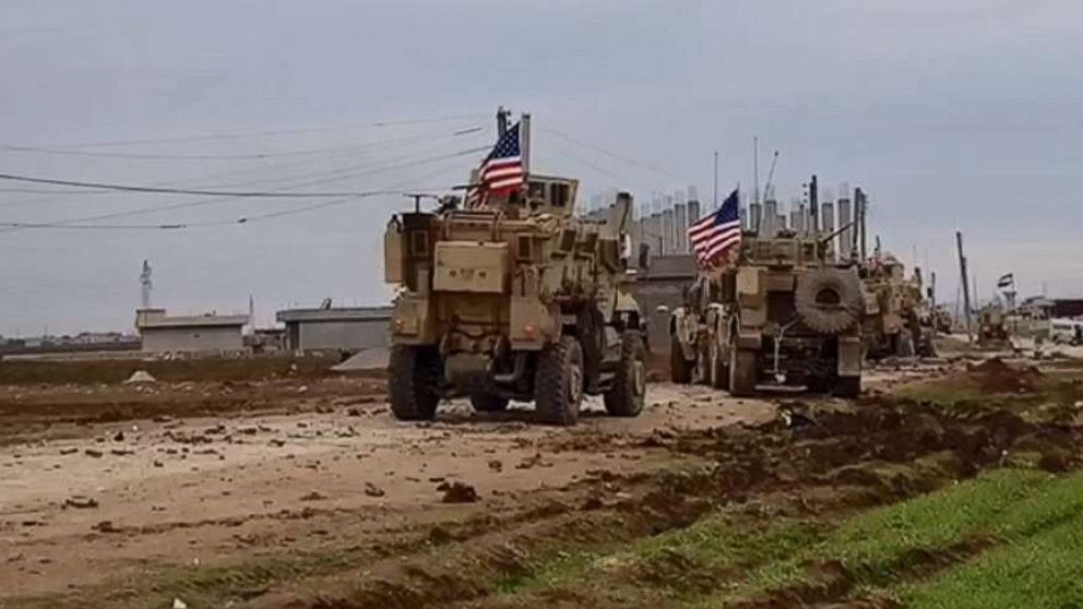 US forces come under fire while on patrol in Syria