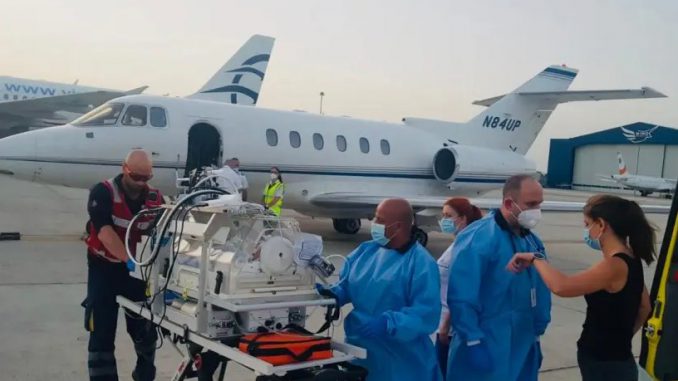 Syrian infant flown to Israel from Cyprus for emergency heart surgery