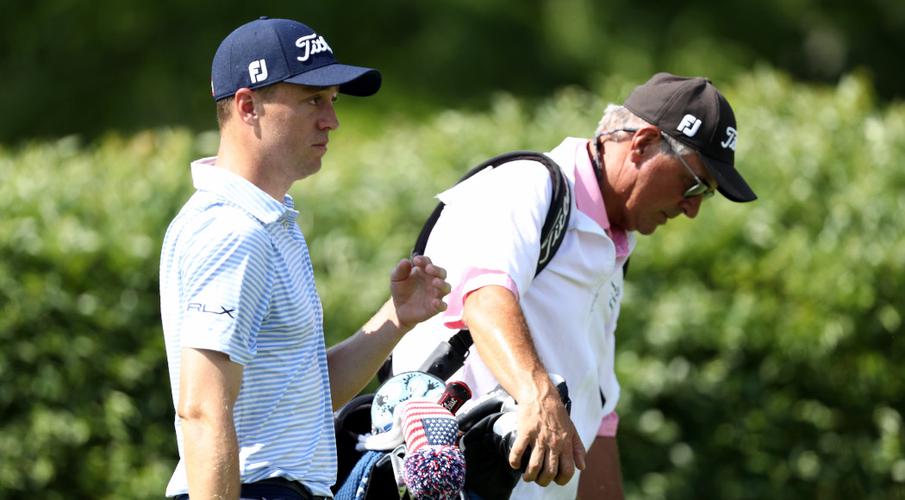 Dad to the rescue as golfer son’s caddie falls ill at tournament