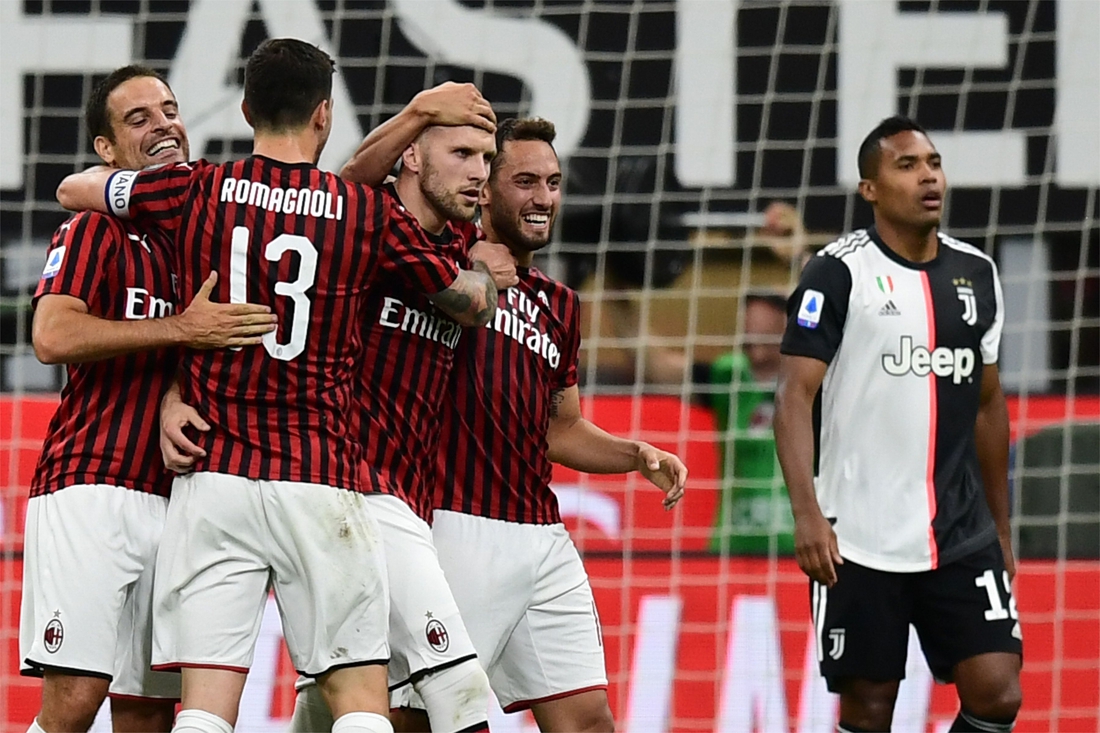 AC Milan hit back with 3 goals in 5 minutes to floor Juventus