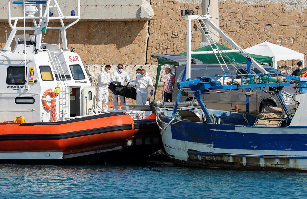 At least three migrants die as boat catches fire off Italy