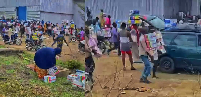 Angry youths storms Covid-19 palliative warehouse in Osun, cart away food items