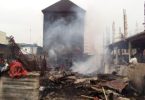 Firefighters struggle to rescue goods worth N500m from Lagos fire