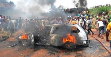 BLOODY YULETIDE: 2 killed, 5 injured in gas tanker accident in Ibadan