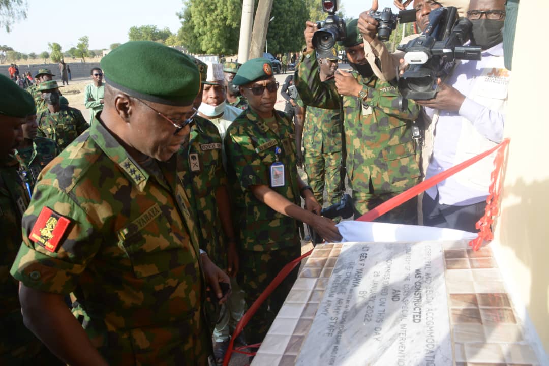 COAS in Kano, inaugurates projects