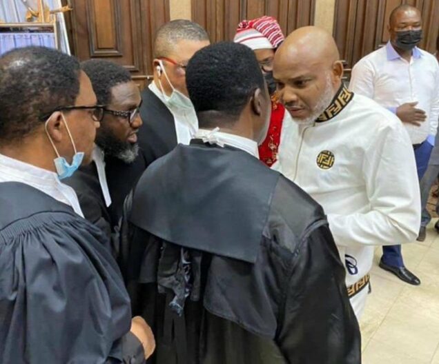 Court to rule in Kanu’s motion challenging FG’s terrorism charge April 8