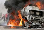 2 injured, 2 vehicles burnt as fuel tanker explodes on Lagos-Ibadan Expressway