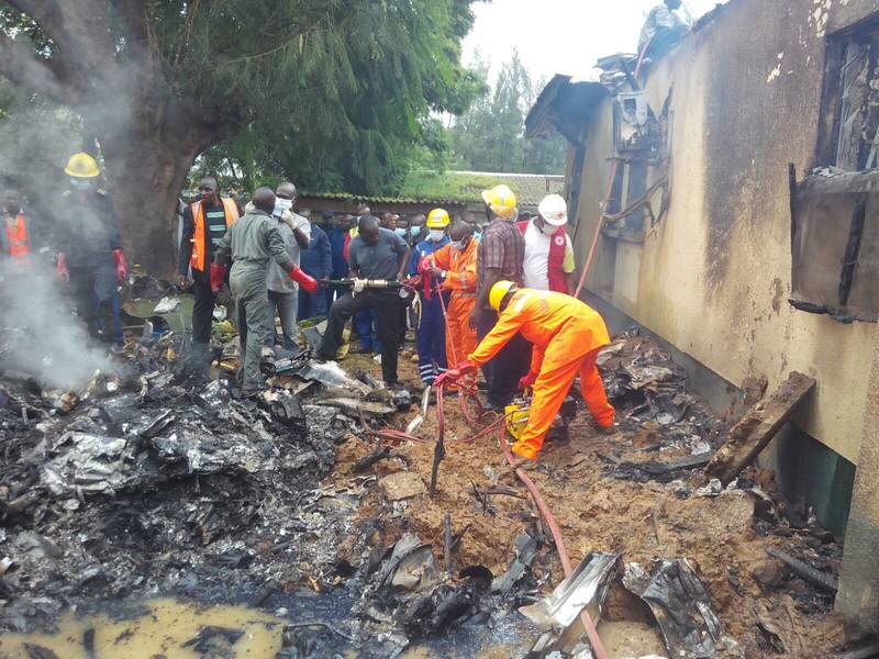 NAF aircraft crashes in Kaduna