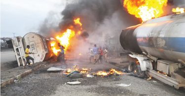 Tanker explosion kills 1, injures many on Lagos-Abeokuta expressway