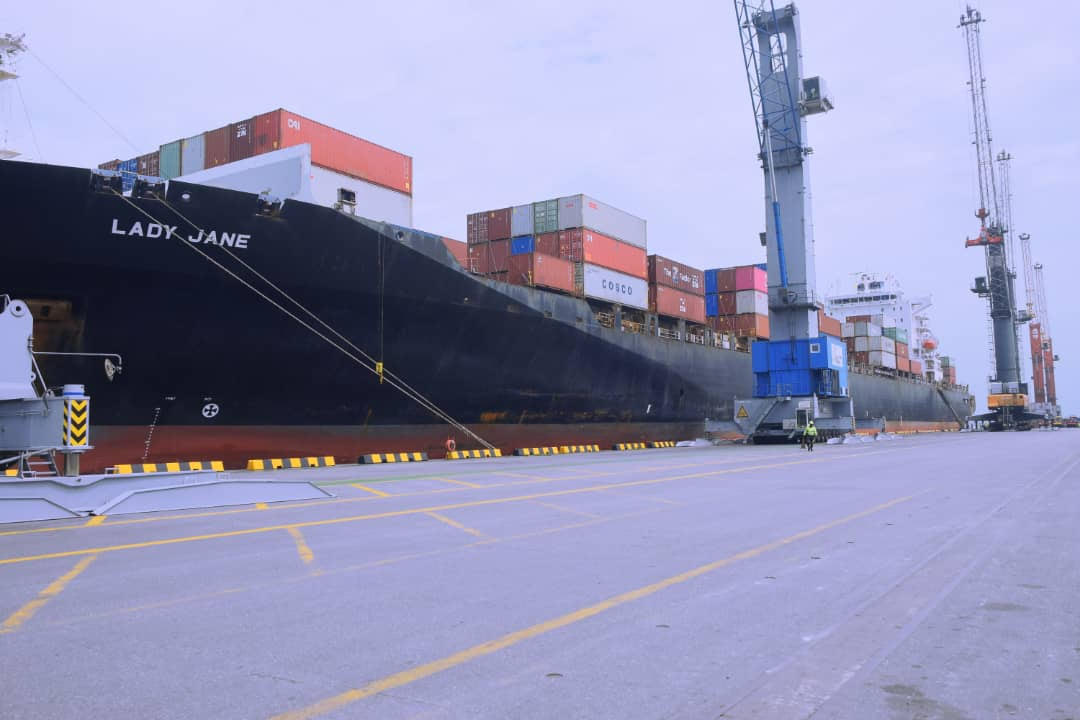 MV Lady Jane: Comet shipping, WACT Berth Extra-large Container Ship at Onne