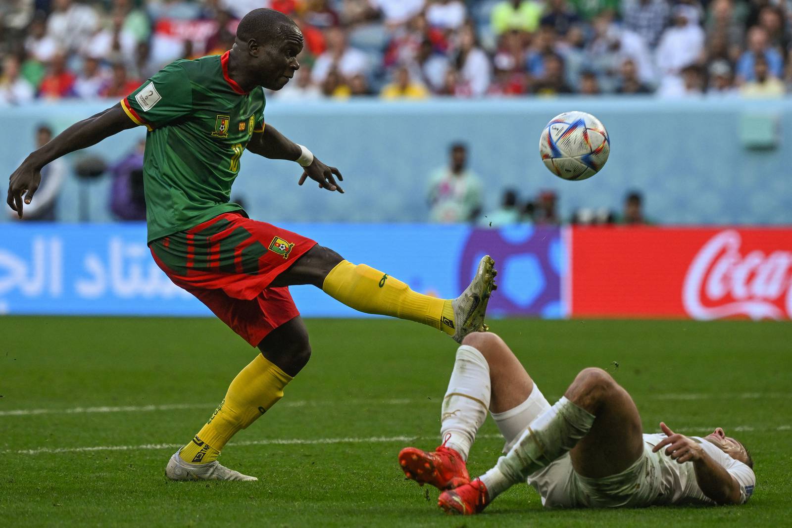 Serbia and Cameroon draw 3-3 in game of two quick comebacks