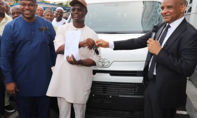 NIMASA Donates Vehicles to MWUN; Union says Jamoh deserves a Second term