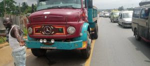 Tipper Crushes Woman as She Falls Off Moving Vehicle In Anambra