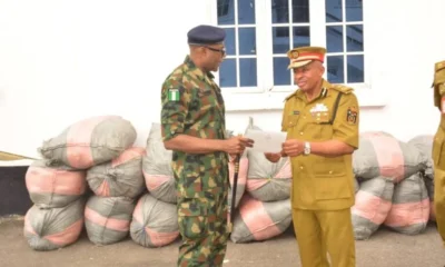 Navy Hands Over 840kg Of Seized Cannabis To NDLEA
